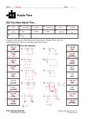 Hoang Huynh Big Ideas Course Lesson Puzzle Time Docx Pdf