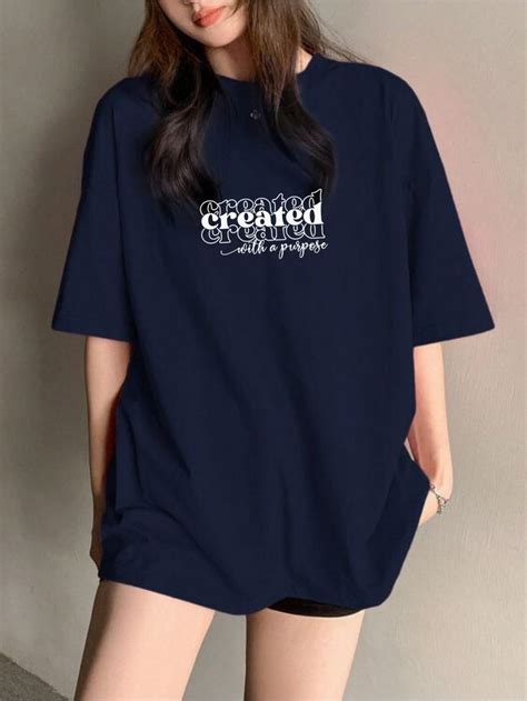 Blusa Grande Camiseta Oversized Streetwear Estampa Created With A