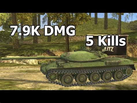 STB 1 7 9K DAMAGE 5 Kills Wot Blitz YouTube