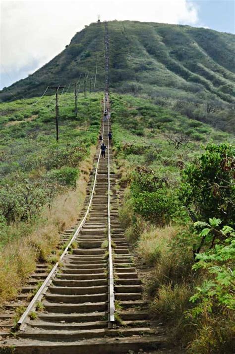 koko crater railway trail oahu  grueling hike   stunning payoff