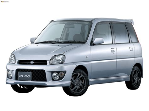 Subaru Pleo Technical Specifications And Fuel Economy