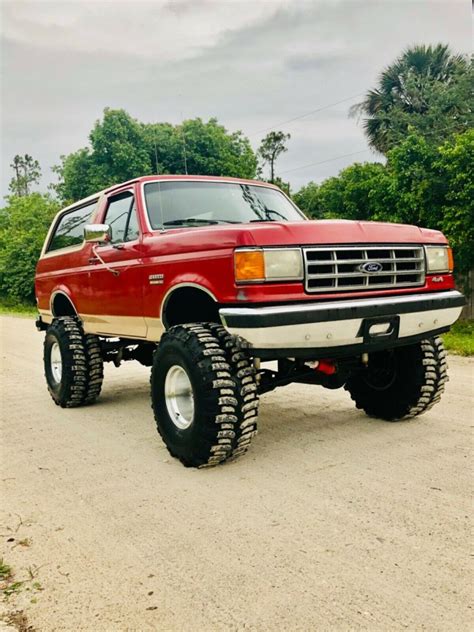 1988 Ford Bronco Eddie Bauer lifted 4X4 only 68k miles NO RESERVE ...