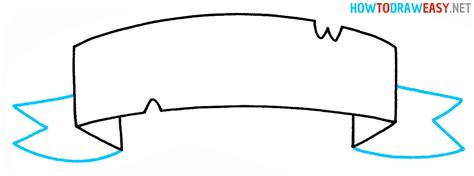 How To Draw A Banner How To Draw Easy