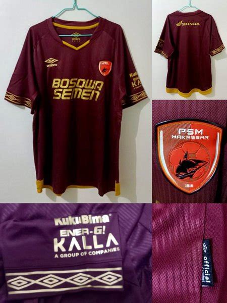 Jual Jersey Bola Psm Makassar Home Grade Ori Liga Indonesia