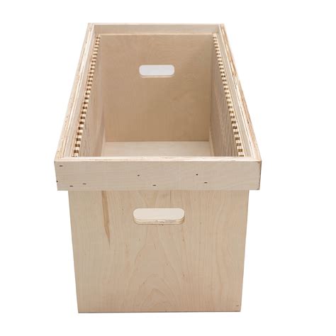 Stackable Wood Charger Plate Crate For Easy Transport Storage Holds