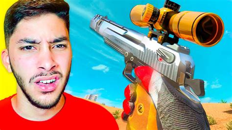 Us Una Deagle Modo Sniper En Warzone Youtube