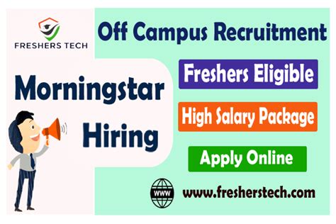 Morningstar Careers Freshers 2023 Hiring Mdp Associate Jobs