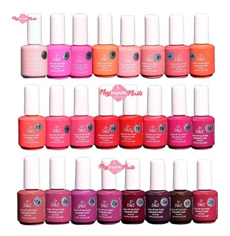 Kit 5 Esmaltes Em Gel D Z Seca Cabine Uv Led Gel 15ml R 54 00 Em