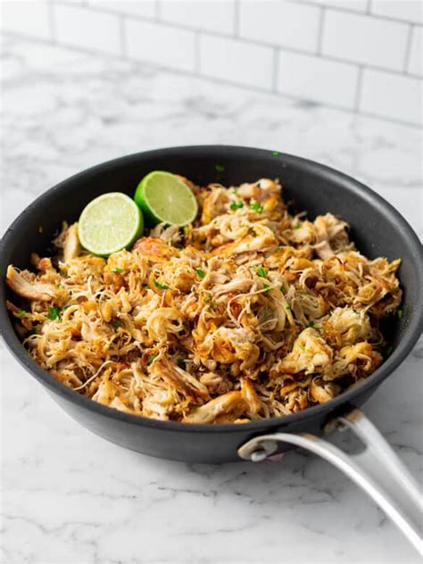 Slow Cooker Crispy Chicken Carnitas The Scranline