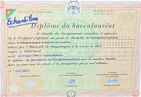 Bac Bepc Bep Cap Ils Sont Pr Tendants Au Burkina