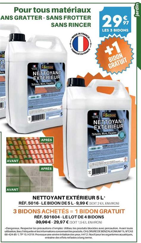 Promo Nettoyant Ext Rieur L Chez Shopix Icatalogue Fr