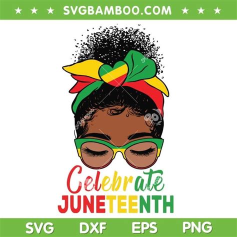 Juneteenth Celebrate Black Freedom 1865 SVG