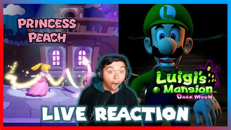 Princess Peach Game And Luigis Mansion Dark Moon Port Reaction