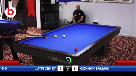 Lütfi çenet vs Gökhan Salman İzmir Menemen Tournament 3 Cushion