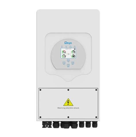 Deye 5kw 5kva 5000w Single Phase 2 Mppt Hybrid Inverter Includ