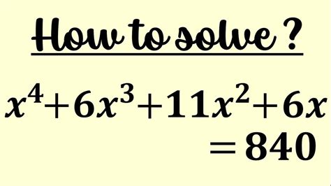 Mastering Quartic Equations The Factorization Approach Youtube