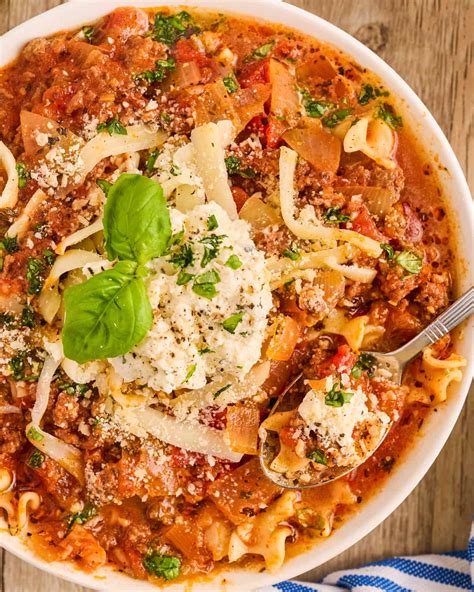 Hearty Lasagna Soup The Chunky Chef