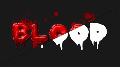 Create A Realistic Blood Text Effect In Photoshop Rada