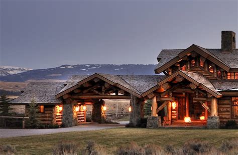 Big Horn Lodge Wyoming Summit Log And Timber Homes