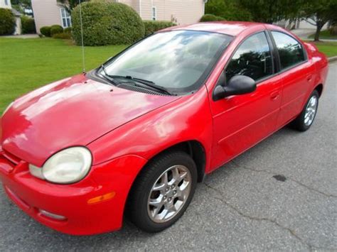 Purchase Used 2002 Dodge Neon Sxt 4 Door Sedan Auto No Reserve In