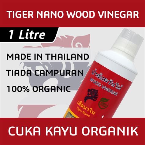 L Cuka Kayu Thailand Organik Tiger Nano Import From Thailand