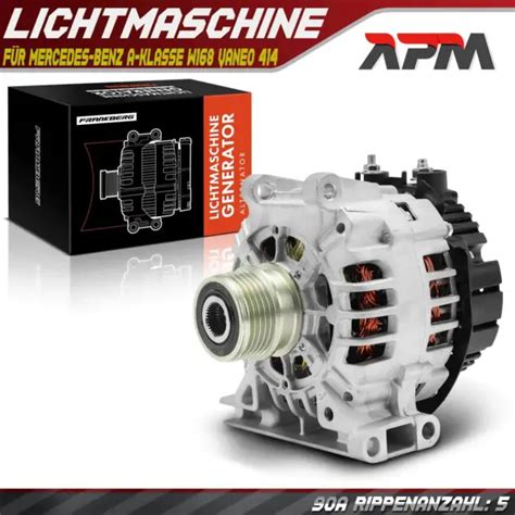 LICHTMASCHINE GENERATOR 90A für Mercedes Benz A Klasse W168 A 140 160