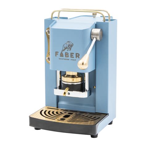 Faber Pro Mini Deluxe macchina da caffè a cialde Mat Black Ottone