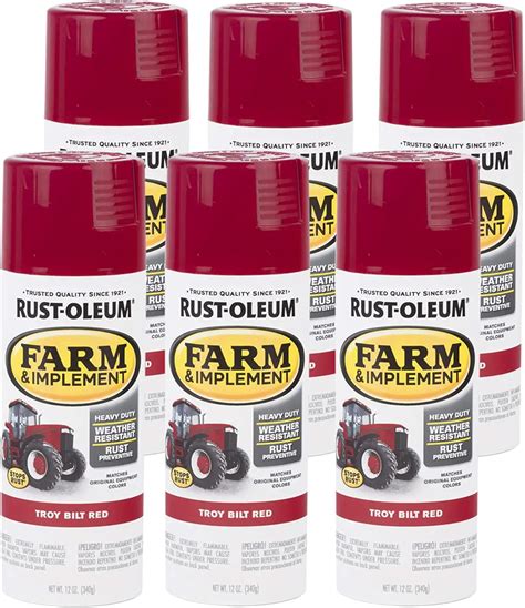 Rust Oleum Pk Farm Implement Spray Paint Oz Gloss Troy