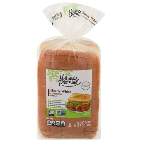 Save On Nature S Promise Hearty White Sandwich Bread Order Online