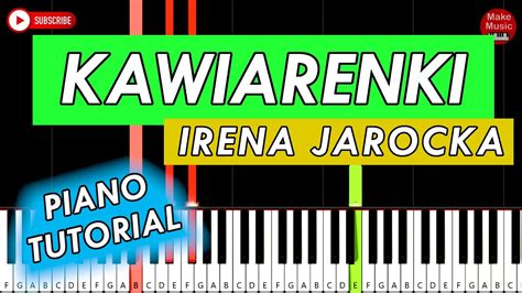 Kawiarenki Irena Jarocka Piano Keyboard Tutorial Youtube