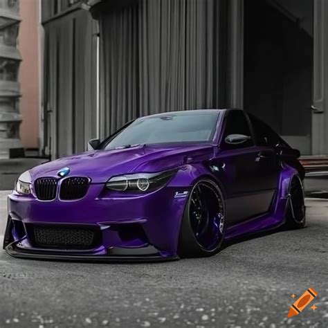 Bmw M5 E60 Midnight Purple With Widebody Kit