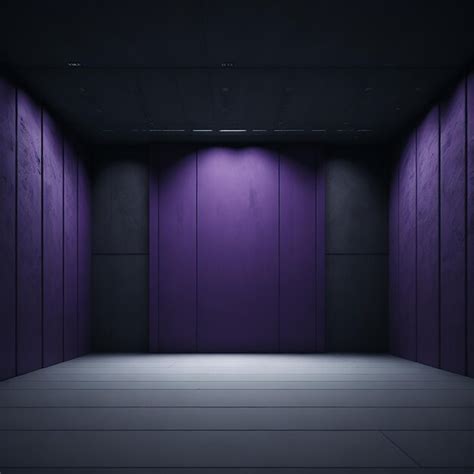 Premium AI Image Black And Purple Concrete Interior Background Empty