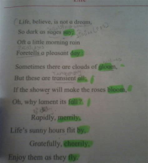 Rhyme Scheme Poems About Life | Sitedoct.org