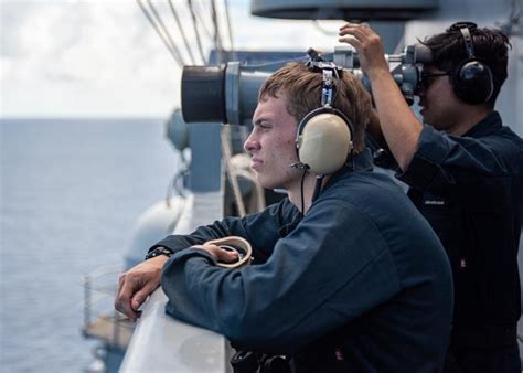 DVIDS Images USS Ronald Reagan CVN 76 Sailors Stand Watch On