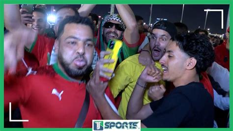 ¡una Locura Fans De Marruecos Celebran Al Eliminar A Cristiano Ronaldo