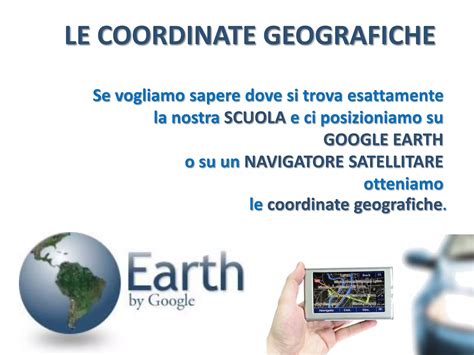 Paralleli Meridiani E Coordinate Geografiche PPT