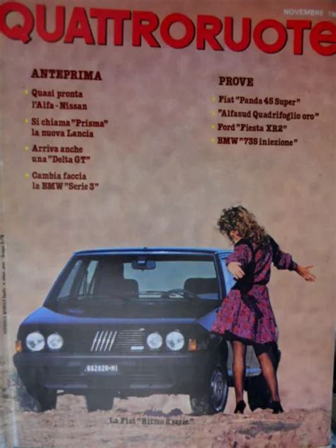 QUATTRORUOTE 325 1982 La Fiat Ritmo 2 Serie Prove Fiat Panda 45 Super