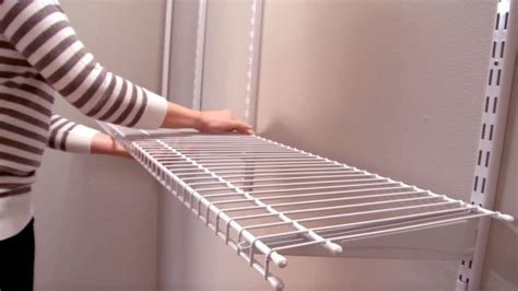 How to Install Wire Closet Shelving | Wire closet shelving, Closet organizing systems, Wire ...