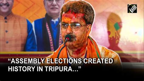 Tripura Assembly Election Cm Manik Saha Thanks Pm Modi For Thinking About Welfare Of State