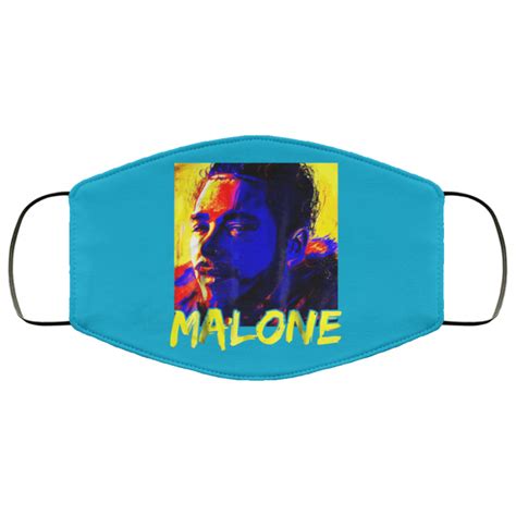 Malone Vintage Rapper Post Malone Face Mask | 0sTees