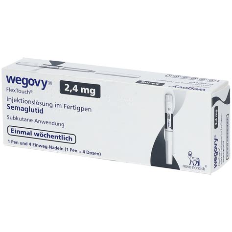 Wegovy 24 Mg Flextouch Injektionslsgfertigpen 1x3 Ml Mit Dem E Rezept