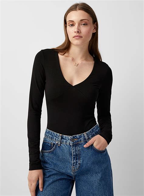 V Neck Bodysuit Twik Bodysuits For Women Summer Simons