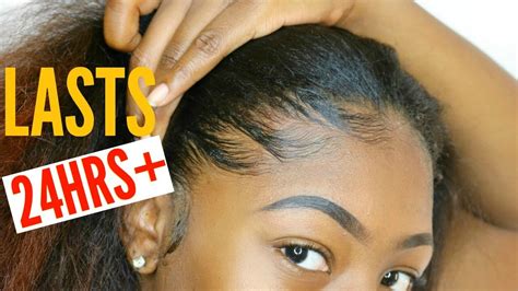How To LAY YOUR EDGES | Baby Hair Tutorial for Type 4 Hair/ Edges - YouTube