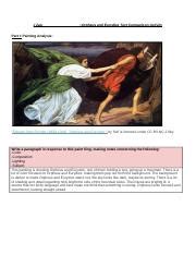 Orpheus And Eurydice Text Comparison Activity Docx I Aq Orpheus