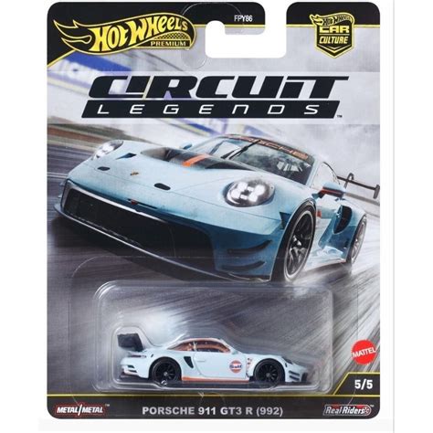 Hot Wheels Premium Porsche 911 GT3 R 992 Gulf HW Car Culture Circuit Legends Shopee Brasil