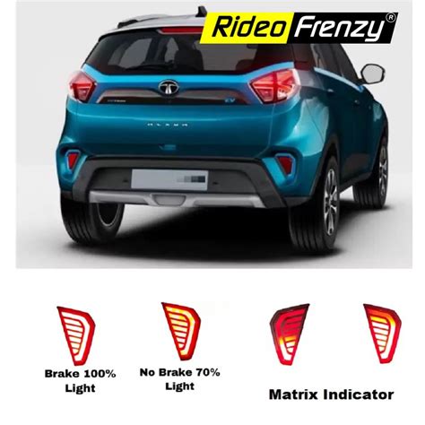 Buy Tata Nexon LED Bumper Reflector Lights Triple Function Imported