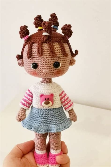 Aprenda passo a passo a fazer e lucrar Amigurumi en 2023 Muñeca