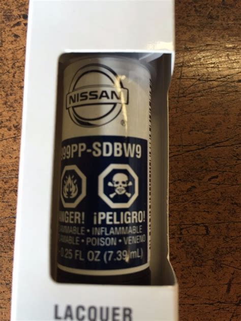 Oem Nissan Touch Up Paint Clear Coat Majestic Blue Color Code Bw9 Ebay