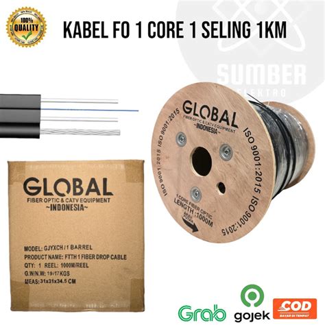 Jual Global Kabel Fo Core Seling Km Dropcore Fiber Optic Fo