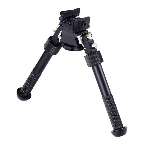 PINTY Rifle Bipod 6.5"-9.5" Adjustable Legs,360 Degree Swivel